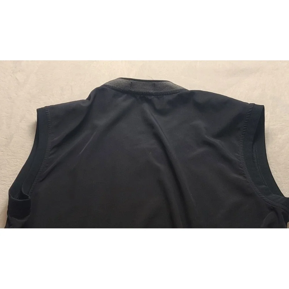 Ashworth Weather‎ Systems Golf Vest Men's L Black Lake Michigan Hills Windshirt